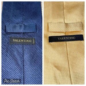 2 Valentino mens ties